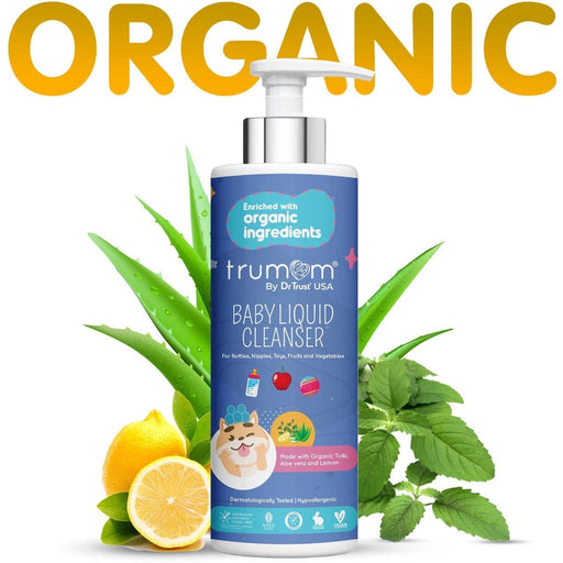 Dr Trust USA Trumom organic Trumom USA ORGANIC Baby Cleanser 500 ml - Australian Made safe certified, toxins and chemical free